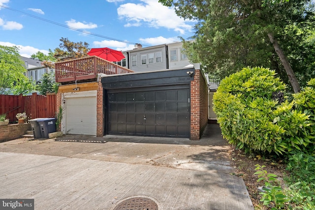 1937 38th St NW, Washington, DC 20007 - garage featuring driveway