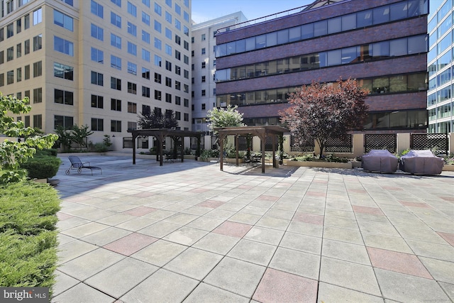 1312 Massachusetts Ave NW Unit 604, Washington, DC 20005 - view of community with a pergola