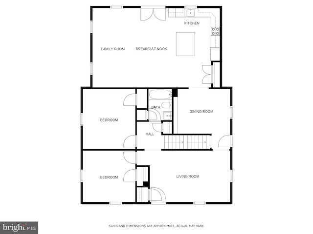 2836 Cameron Rd, Falls Church, VA 22042 - floor plan / room layout