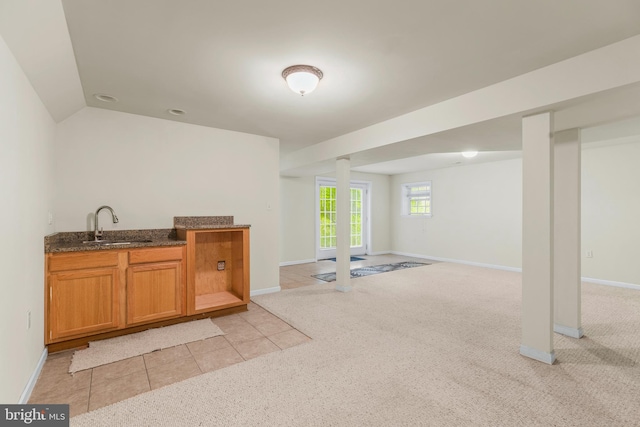 22 Berry Ln, Harpers Ferry, WV 25425 - indoor wet bar featuring light colored carpet and baseboards