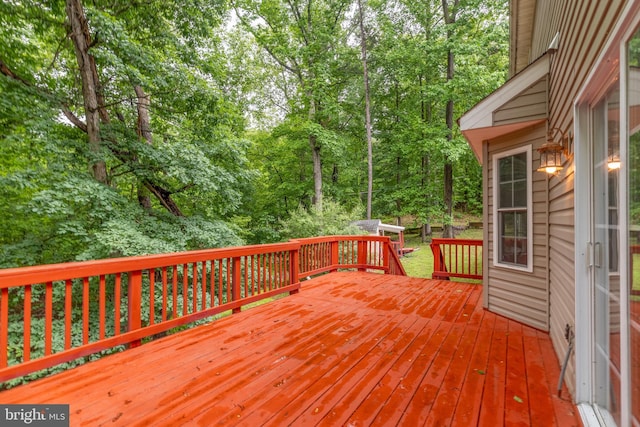 22 Berry Ln, Harpers Ferry, WV 25425 - view of wooden terrace