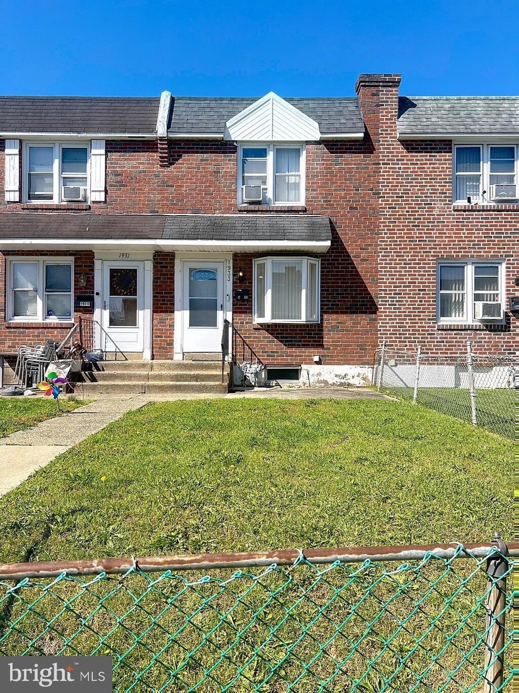 1933 Carter Rd, Folcroft, PA 19032 - townhome / multi-family property with entry steps and brick siding