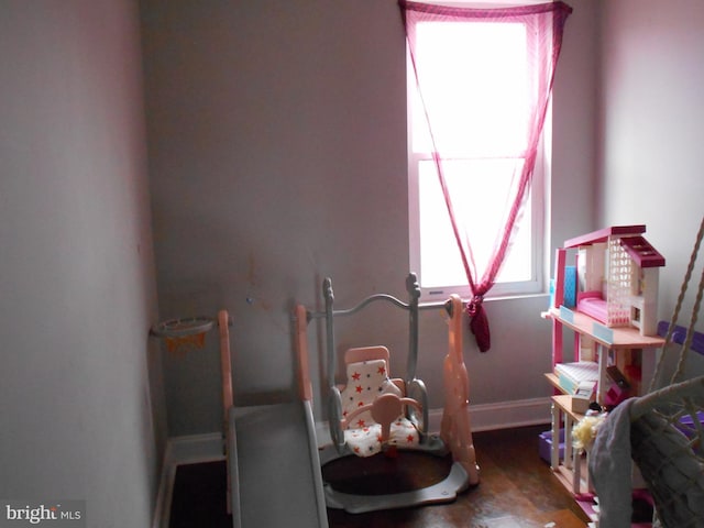 4708 Frederick Ave, Baltimore, MD 21229 - bedroom with baseboards and gas water heater