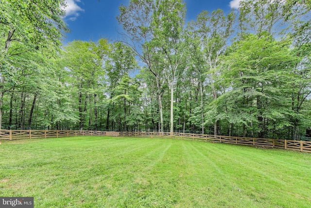7007 Clifton Rd, Clifton, VA 20124 - view of yard with a forest view