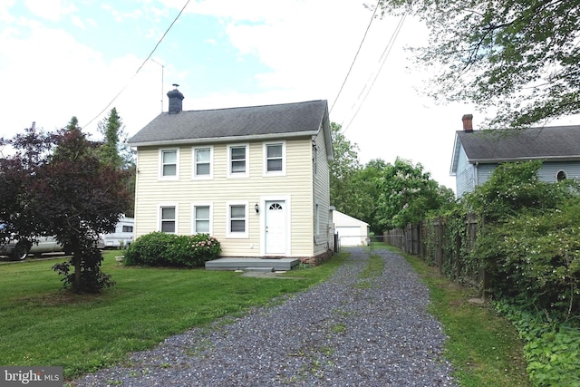413 Dominion Rd, Chester, MD 21619 - colonial home with a chimney