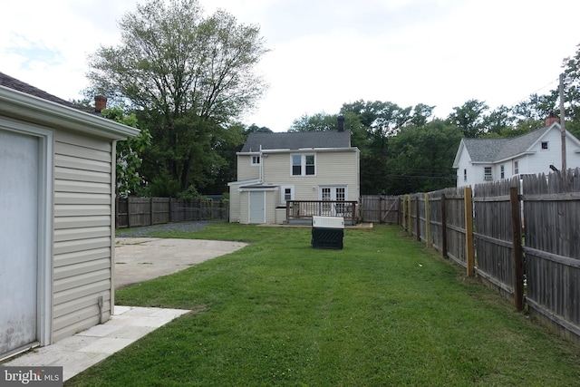 413 Dominion Rd, Chester, MD 21619 - view of yard with a patio area and a deck