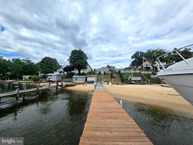 336 Bar Harbor Rd, Pasadena, MD 21122 - dock with a water view