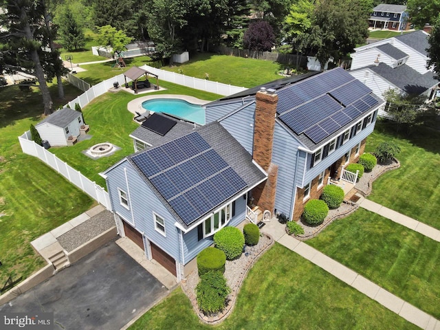 199 Applegate, Hamilton, NJ 08690 - view from above of property with a pool