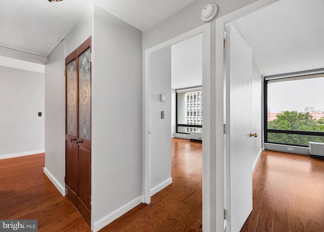 220 Locust St Unit 7As, Philadelphia, PA 19106 - hallway featuring wood finished floors