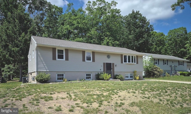 11 Centennial Ct, Sicklerville, NJ 08081 - raised ranch featuring a front yard and central air condition unit