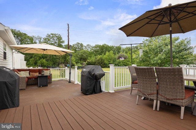 545 Lawrence Corner Rd, Pittsgrove, NJ 08318 - wooden terrace with area for grilling
