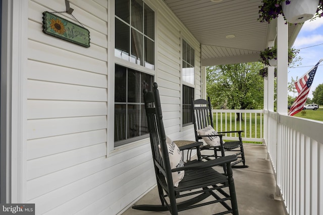 545 Lawrence Corner Rd, Pittsgrove, NJ 08318 - view of covered porch
