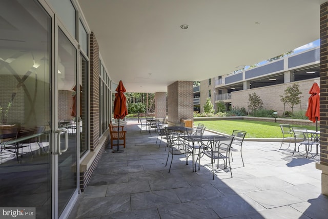 513 W Broad St Unit 602, Falls Church, VA 22046 - view of patio with outdoor dining area