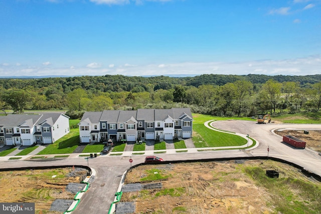 112 Pomo Ln, Winchester, VA 22602 - aerial perspective of suburban area with a forest