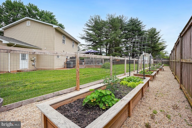 9977 Mallow Ct, Manassas, VA 20110 - view of yard featuring a garden