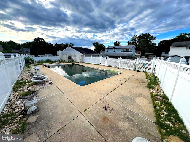 1202 Noreen Dr, Burlington, NJ 08016 - view of swimming pool with a patio and a fenced backyard