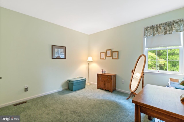 5353 Walkerwood Ct, Manchester, MD 21102 - carpeted home office featuring baseboards