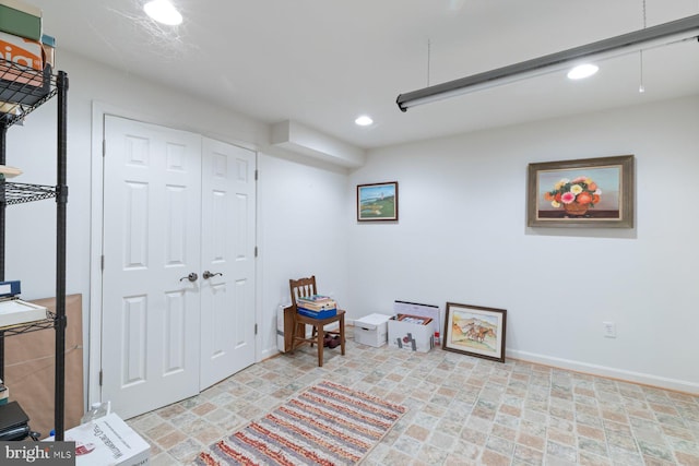 5353 Walkerwood Ct, Manchester, MD 21102 - basement with recessed lighting and baseboards