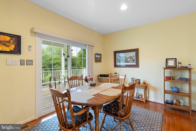 5353 Walkerwood Ct, Manchester, MD 21102 - dining room with baseboards and wood finished floors