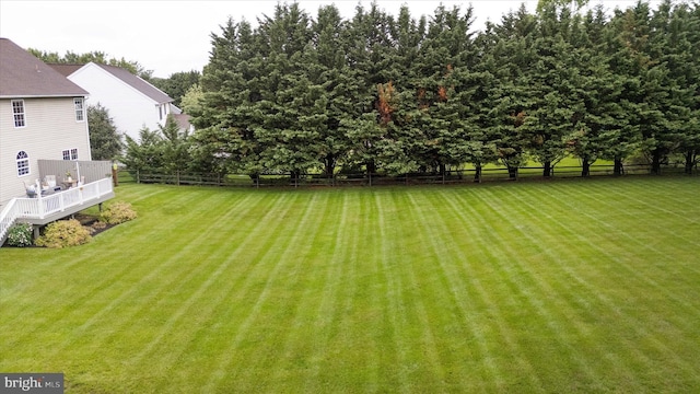 42 Manassas Dr, Middletown, DE 19709 - view of yard with a deck