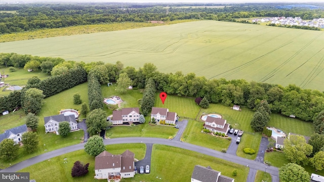 42 Manassas Dr, Middletown, DE 19709 - aerial view of property and surrounding area featuring nearby suburban area
