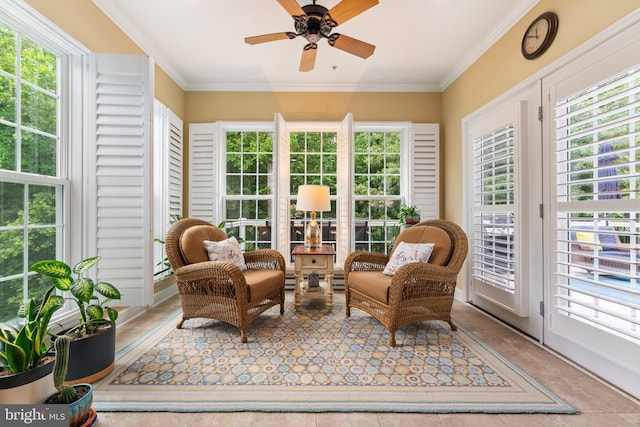 70 Battery Point Dr, Fredericksburg, VA 22406 - sunroom / solarium with ornamental molding