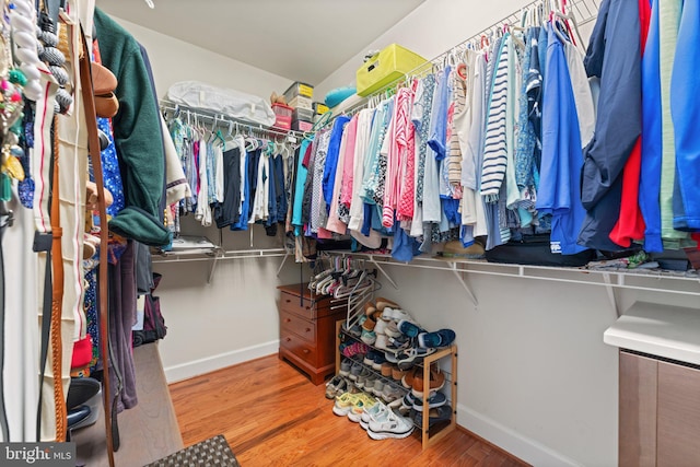 70 Battery Point Dr, Fredericksburg, VA 22406 - walk in closet with wood finished floors