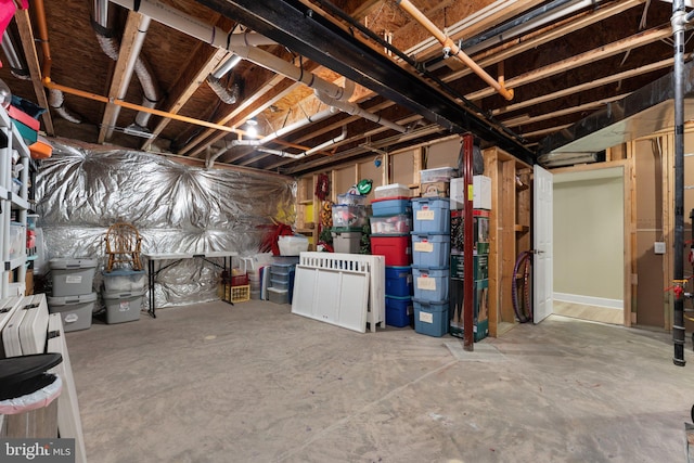 70 Battery Point Dr, Fredericksburg, VA 22406 - view of unfinished below grade area