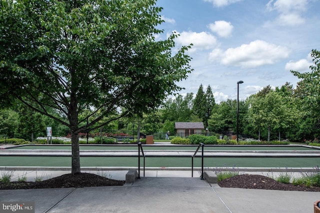70 Battery Point Dr, Fredericksburg, VA 22406 - surrounding community with a bocce ball area and view of scattered trees