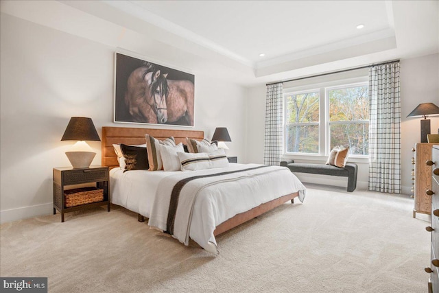 0 Williamson Rd, Winchester, VA 22602 - carpeted bedroom with a raised ceiling, baseboards, and recessed lighting