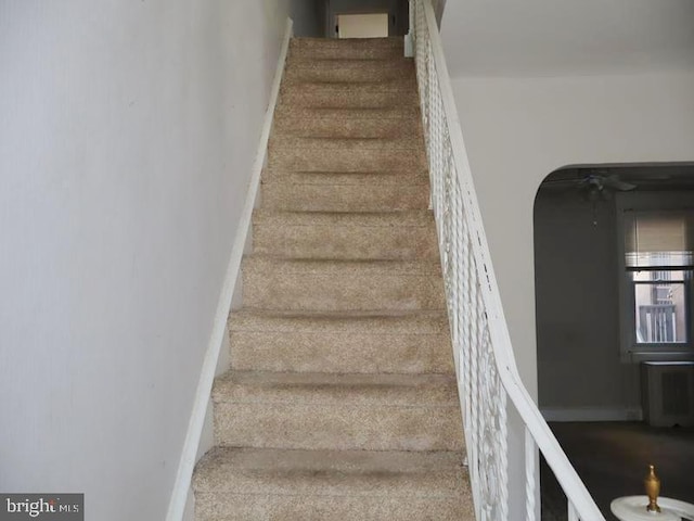 2130 Melvin St, Philadelphia, PA 19131 - stairway with arched walkways