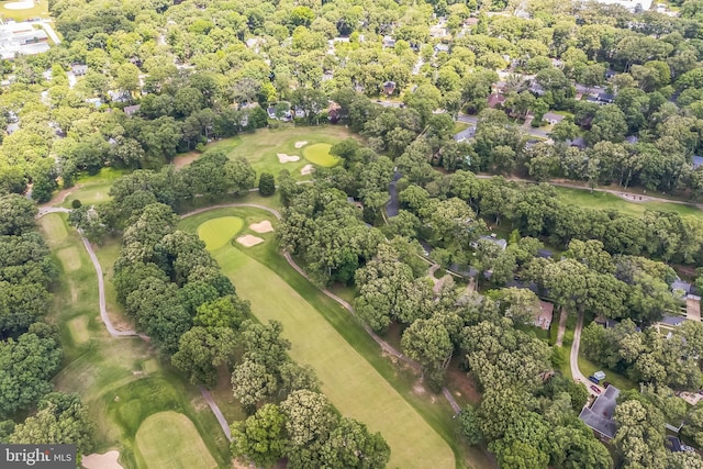 1512 Eton Way, Crofton, MD 21114 - aerial view of property and surrounding area with a tree filled landscape and a local golf course