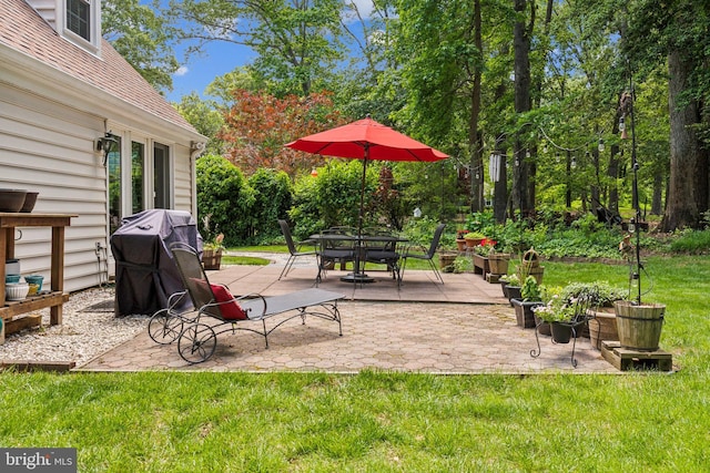 1512 Eton Way, Crofton, MD 21114 - view of patio / terrace featuring view of scattered trees