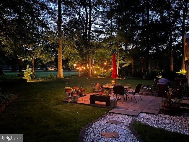 1512 Eton Way, Crofton, MD 21114 - view of grassy yard featuring a patio area