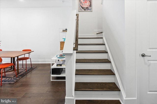261 Aaron Truehart, Titusville, NJ 08560 - stairs featuring wood finished floors