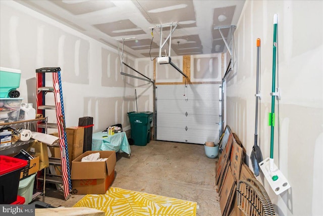 261 Aaron Truehart, Titusville, NJ 08560 - garage featuring a garage door opener