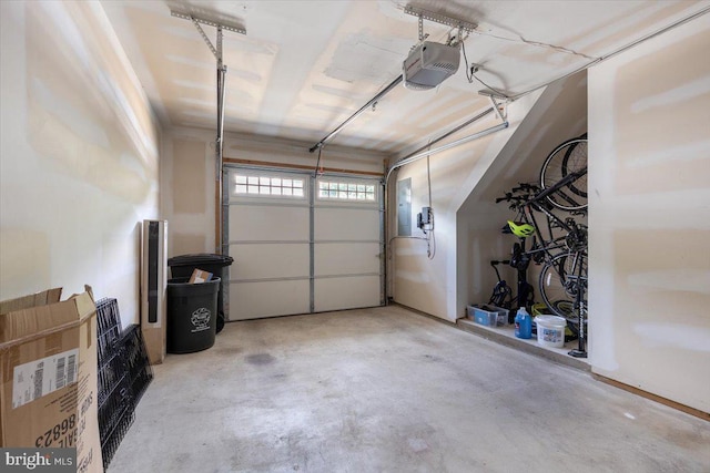 605 Apple St, Conshohocken, PA 19428 - garage featuring a garage door opener