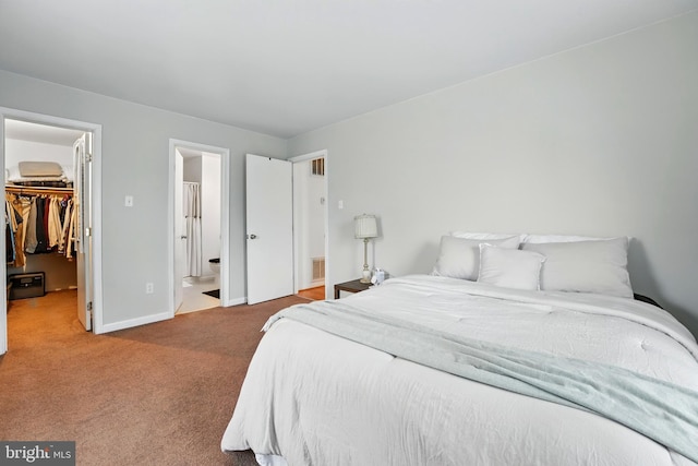 113 Timberlake Ter Unit 12, Stephens City, VA 22655 - carpeted bedroom with a spacious closet, baseboards, a closet, and connected bathroom
