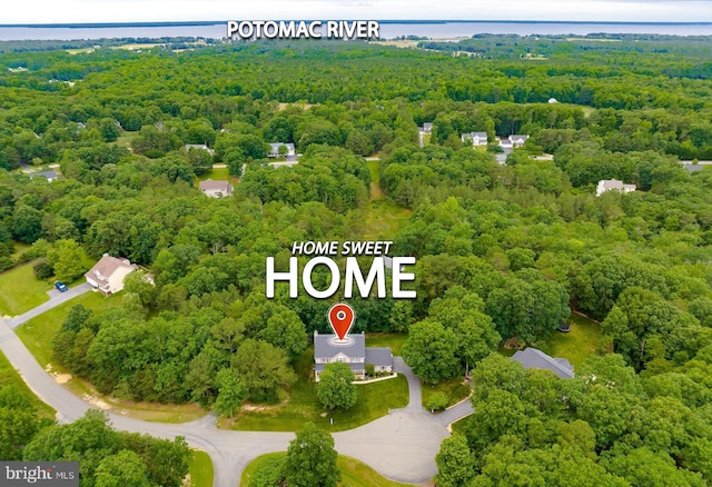 21143 Catnip Ct, Leonardtown, MD 20650 - aerial view of a heavily wooded area