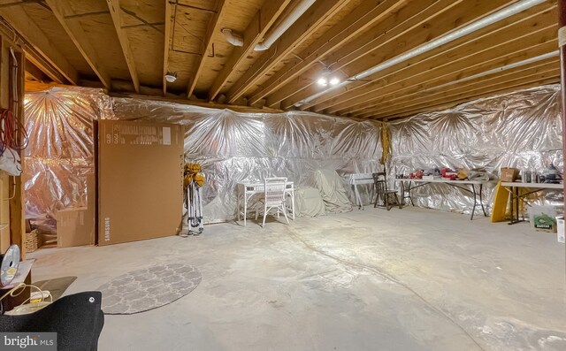21143 Catnip Ct, Leonardtown, MD 20650 - view of unfinished below grade area