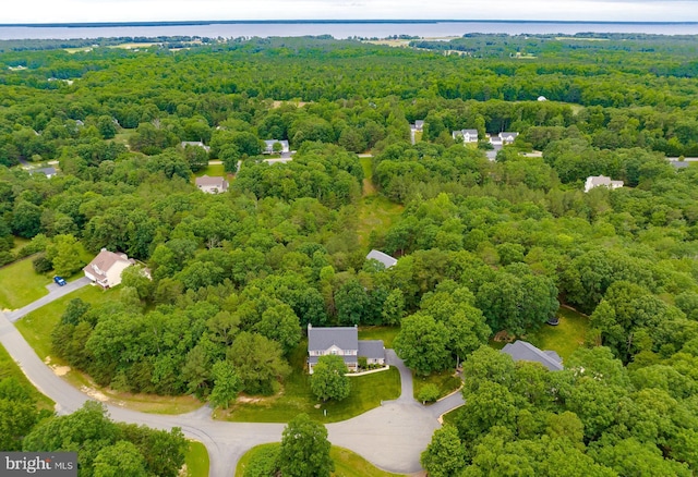 21143 Catnip Ct, Leonardtown, MD 20650 - bird's eye view of a heavily wooded area