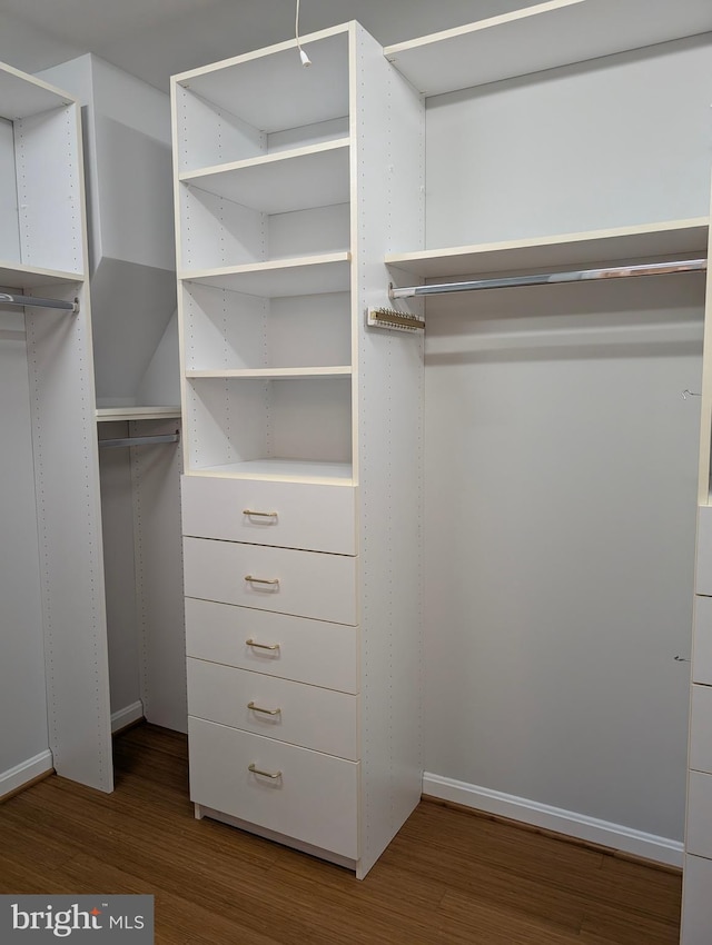 9510 Clement Rd, Silver Spring, MD 20910 - spacious closet featuring wood finished floors