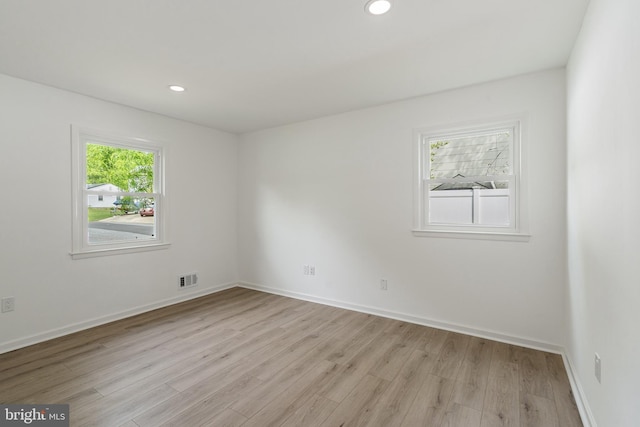11 Rivercrest, Little Egg Harbor Twp, NJ 08087 - unfurnished room featuring light wood-style floors, recessed lighting, and baseboards