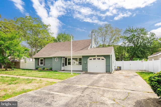 11 Rivercrest, Little Egg Harbor Twp, NJ 08087 - view of front of home featuring a garage, asphalt driveway, and a shingled roof