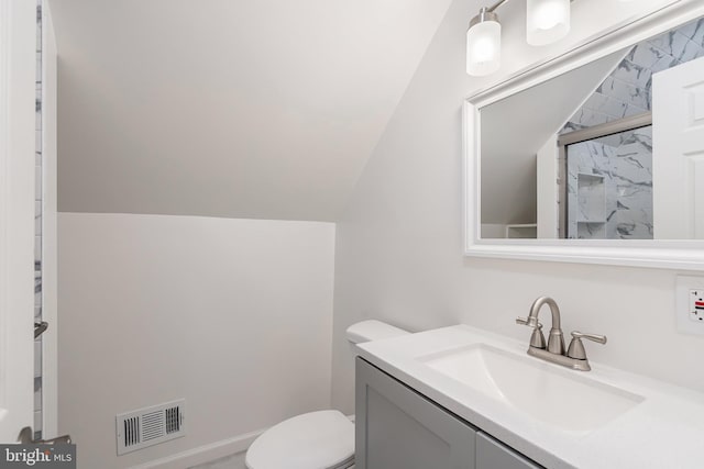 11 Rivercrest, Little Egg Harbor Twp, NJ 08087 - full bath with toilet, vanity, lofted ceiling, and a shower