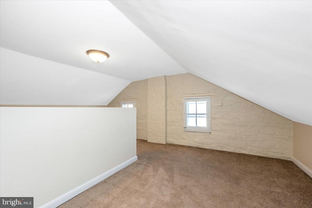 15 Degrange St, Frederick, MD 21701 - bonus room featuring carpet flooring, lofted ceiling, and baseboards
