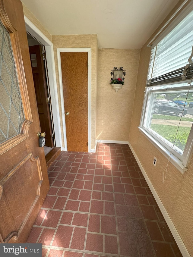 120 Lindsey Ave, Runnemede, NJ 08078 - empty room featuring baseboards and brick patterned flooring