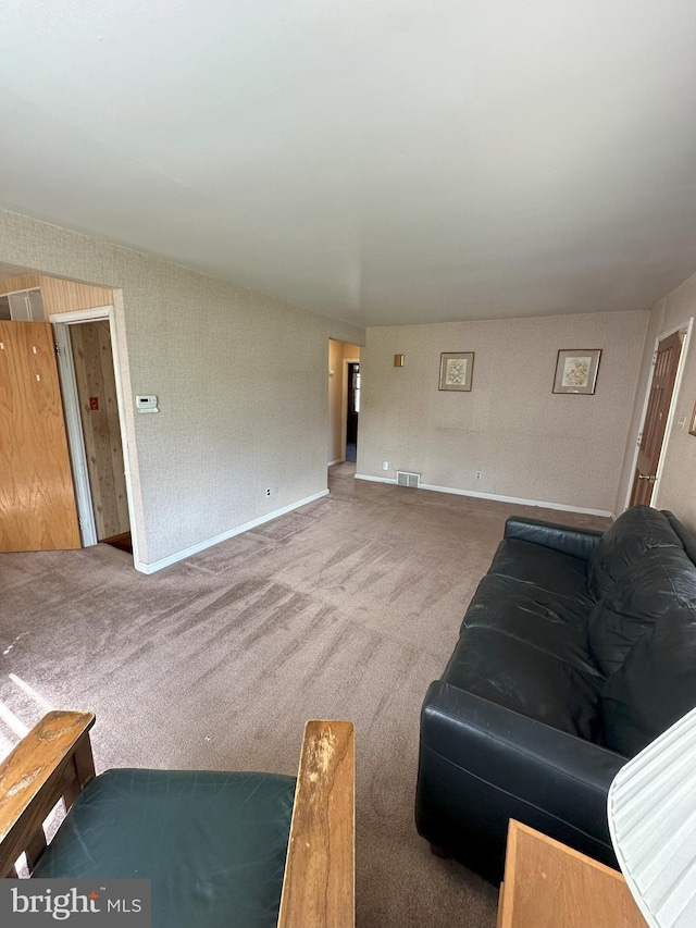 120 Lindsey Ave, Runnemede, NJ 08078 - living area featuring carpet flooring and baseboards