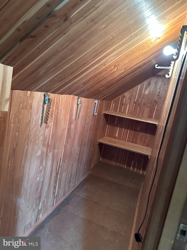 120 Lindsey Ave, Runnemede, NJ 08078 - relaxing sauna / steam room featuring wooden walls and wooden ceiling