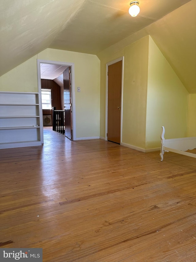 120 Lindsey Ave, Runnemede, NJ 08078 - additional living space with vaulted ceiling and wood finished floors